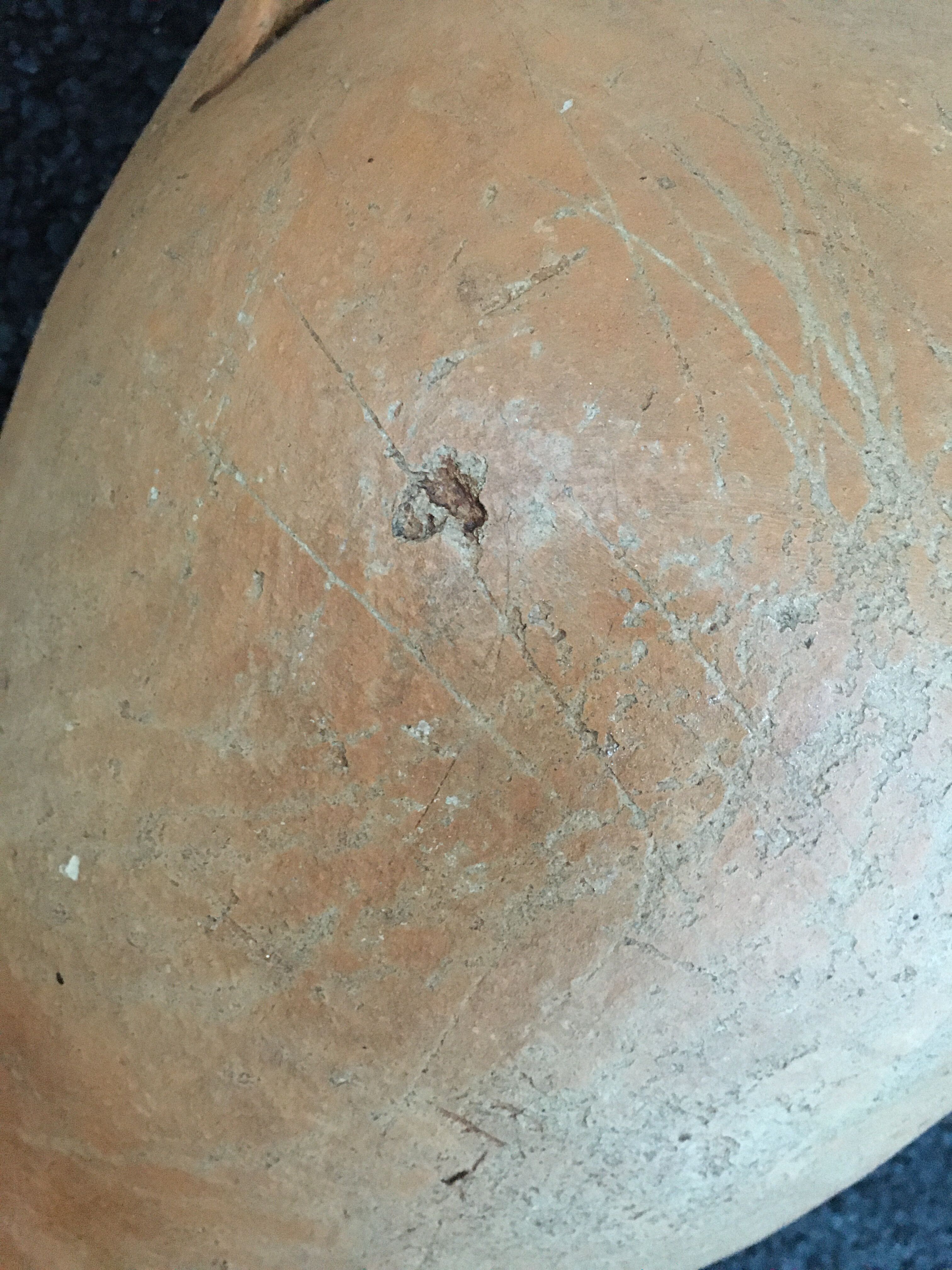 Terracotta oil jar