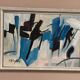 Original Swedish Oil on Panel – “Abstract Composition” by Sven H. Engberg – Signed – Vintage & Framed – 56 × 43 cm (22" × 16.9")