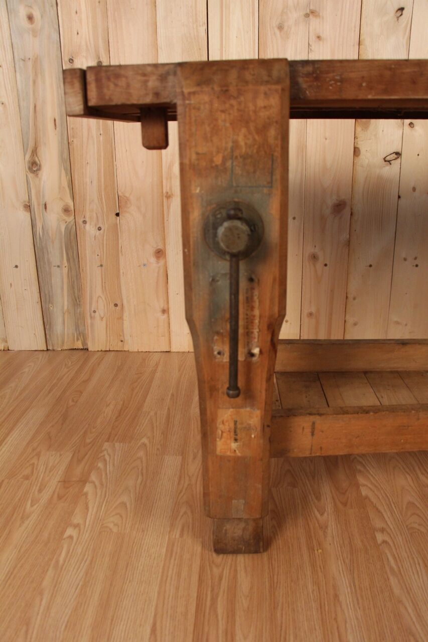 Former beech industrial workbench