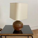Lampe en grès vintage