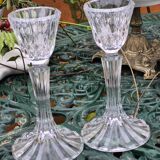 Vintage crystal candlesticks