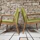 Paire fauteuil vintage style scandinave