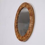 Vintage Scandinavian wooden mirror 1960