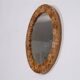 Vintage Scandinavian wooden mirror 1960