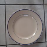 3 Plats anciens  Orchies: saladier, plat ovale et plat rond.