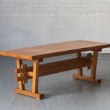 Dining set of 3 in solid oregon pine