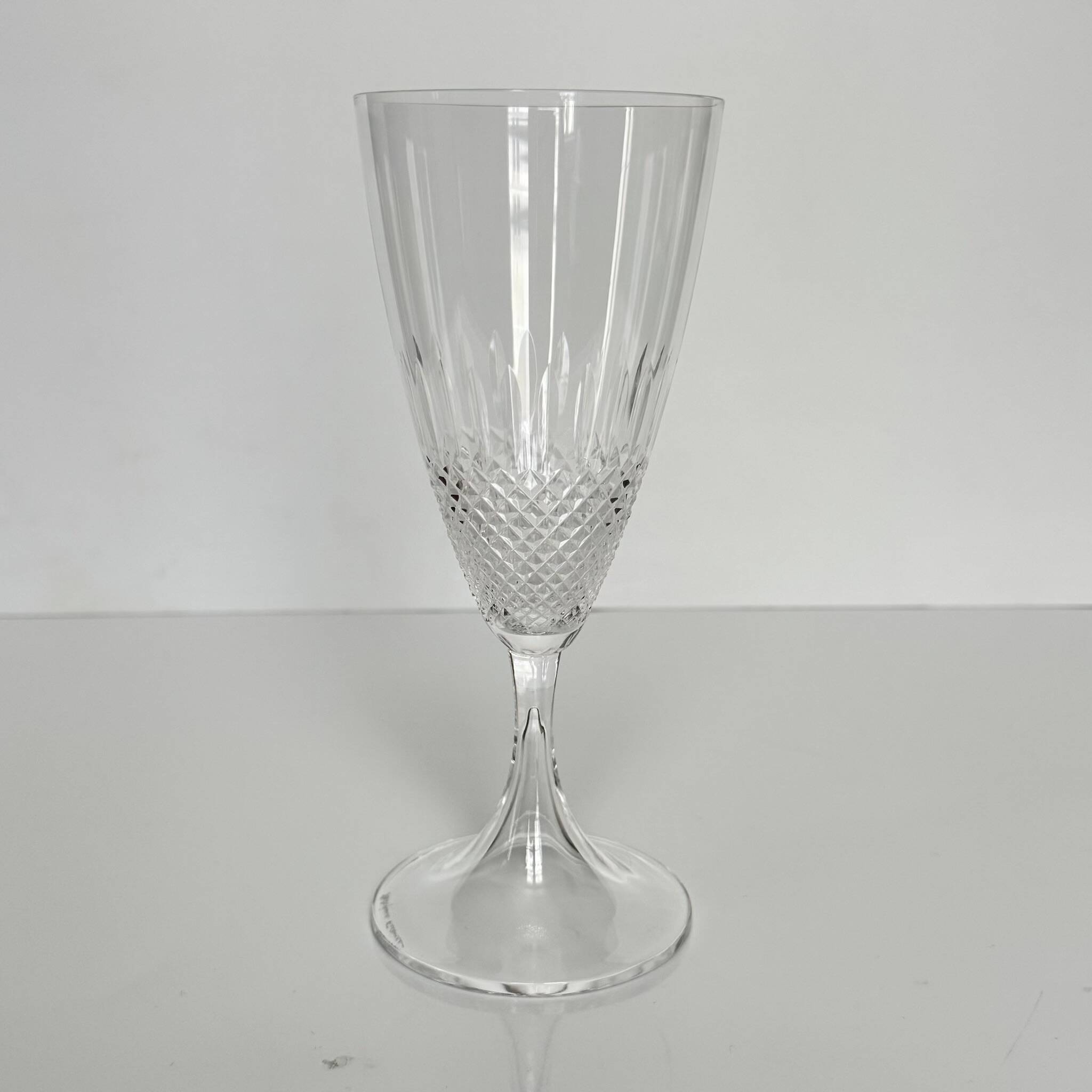 6 Crystal Wine Glasses by Lalique | “Chinon” Model from the 1960s