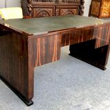 Makassar desk and its armchair, twentieth century