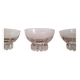 Lot de 3 verres art deco
