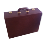 Vintage faux leather suitcase