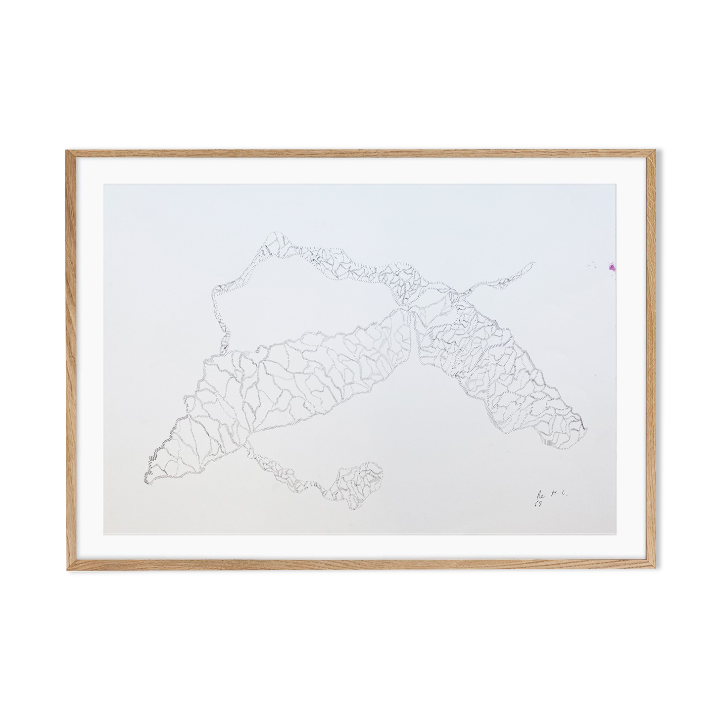 Drawing by sculptor Maria Chiara Re