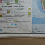 Vintage MDI Agriculture and Fishing School Card Worldwide