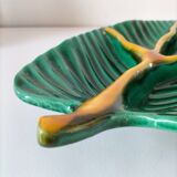 Vallauris ceramic tropical leaf tray, 1950s/1960s