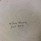 Old Nevers Handmade Plate