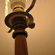 Wood floor lamp 1970