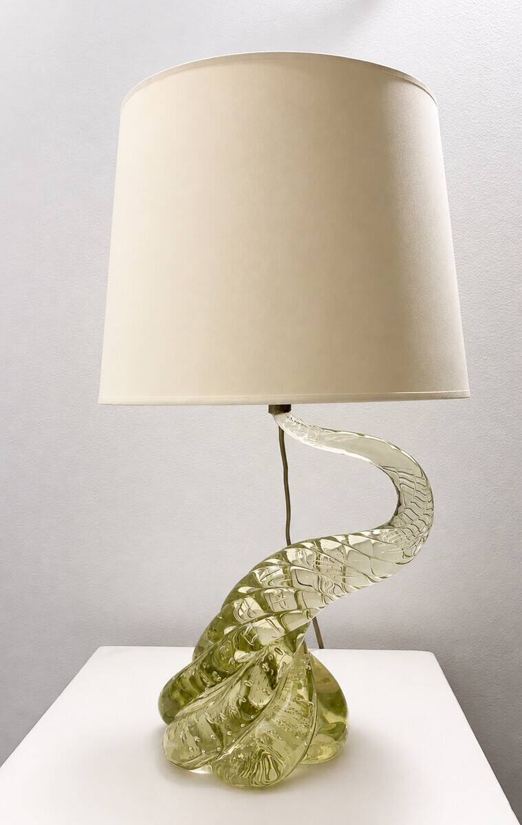 Murano Glass Table Lamp, Italy, 1960s