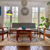 Danish teak three-seater sofa – 1960s