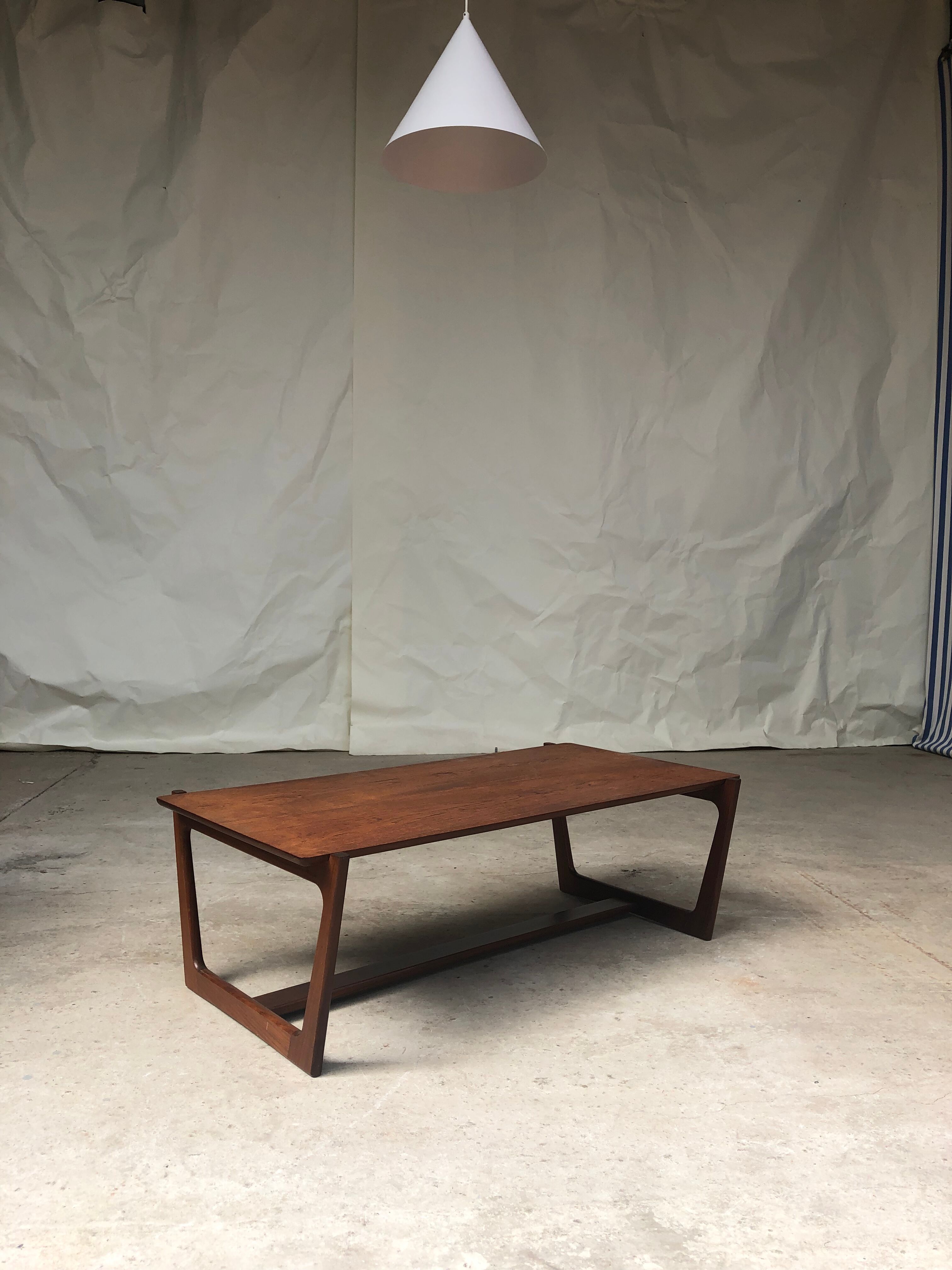 Vintage mid century  teak coffee table