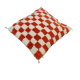 Berber cushion red chessboard Beni Ouarain