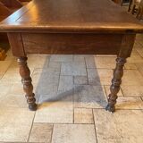 Farmhouse table chene massive