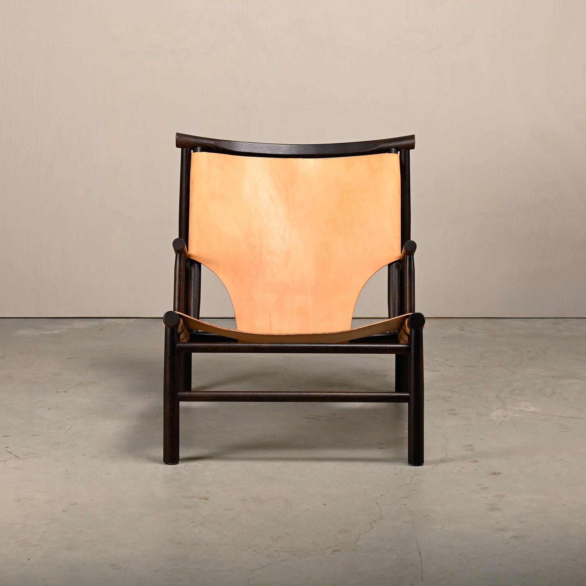 Kristian Sofus Hansen & Tommy Hyldahl Samurai Lounge Chair oak and leather