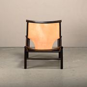 Kristian Sofus Hansen & Tommy Hyldahl Samurai Lounge Chair oak and leather