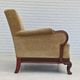 1950s, Danish design, set of armchairs, teak wood, velour, original condition.
