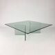 Table Basse Postmoderne en Verre, 1980s