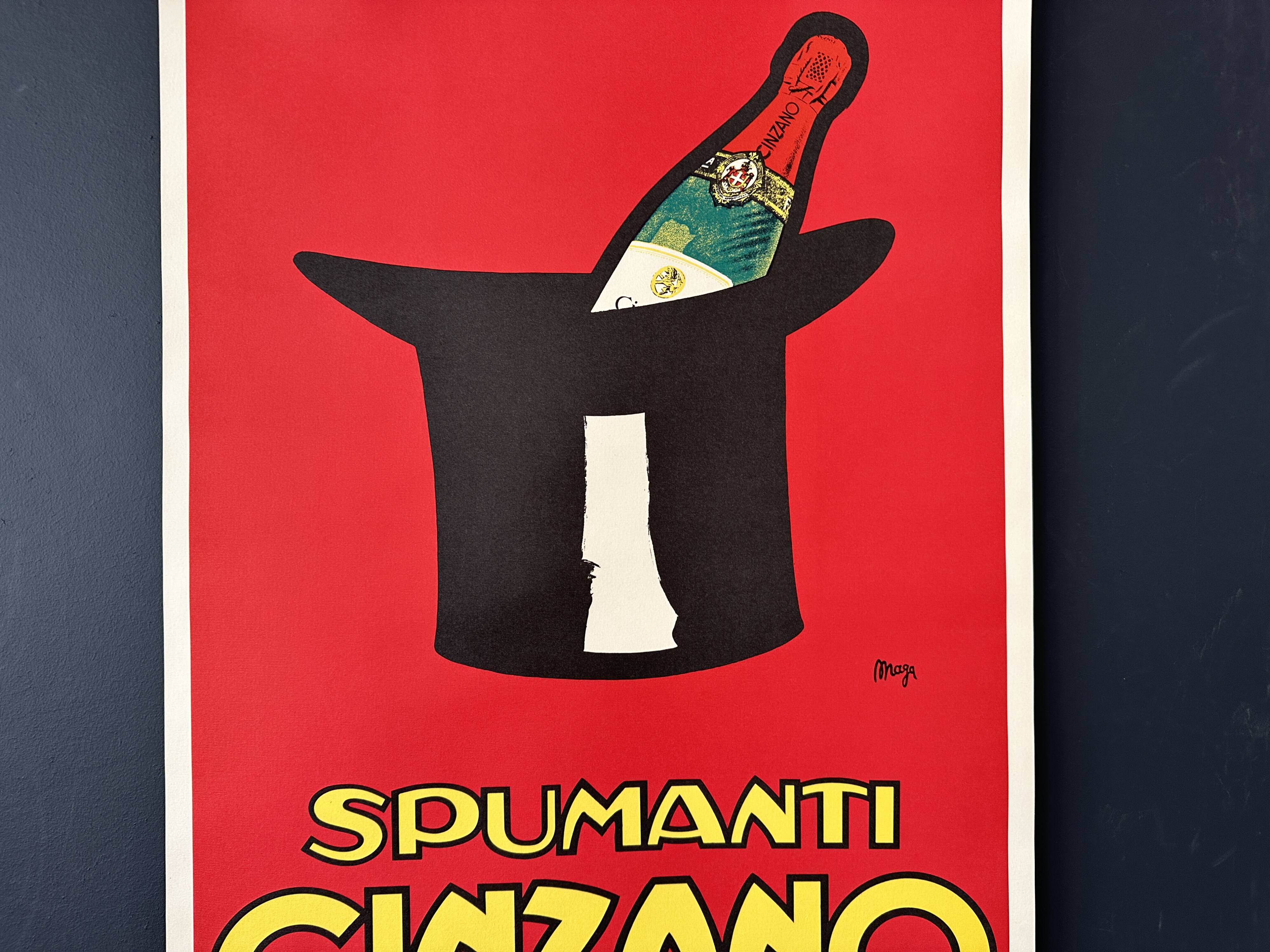 Cinzano advertising poster