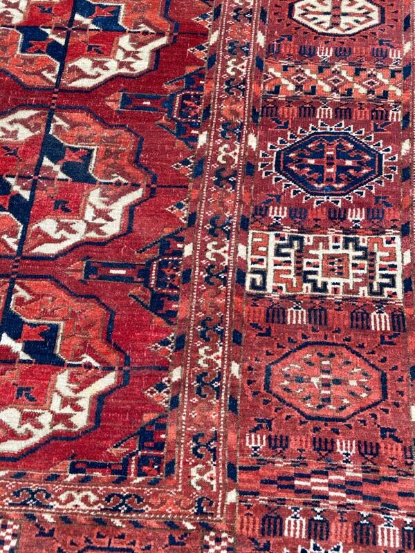 Ancient carpet Bukhara tekke 234x310