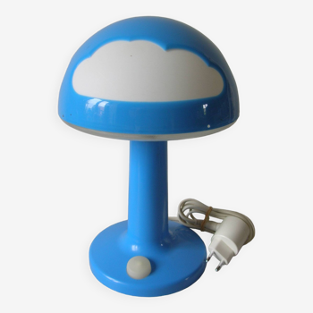 Lampe champignon Skojig Ikéa nuage bleu déco chambre bébé enfant