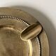 Genuine gilded brass ashtray from the early 20th century.