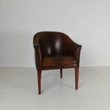Sheep leather (desk) chair