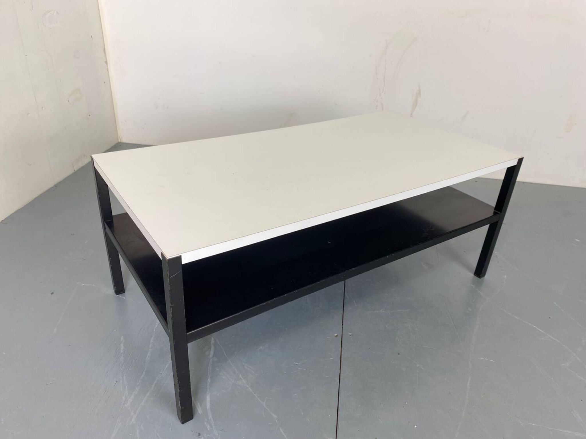 Mid Century Modernist Black and White coffee table by Wim Rietveld, 1960s