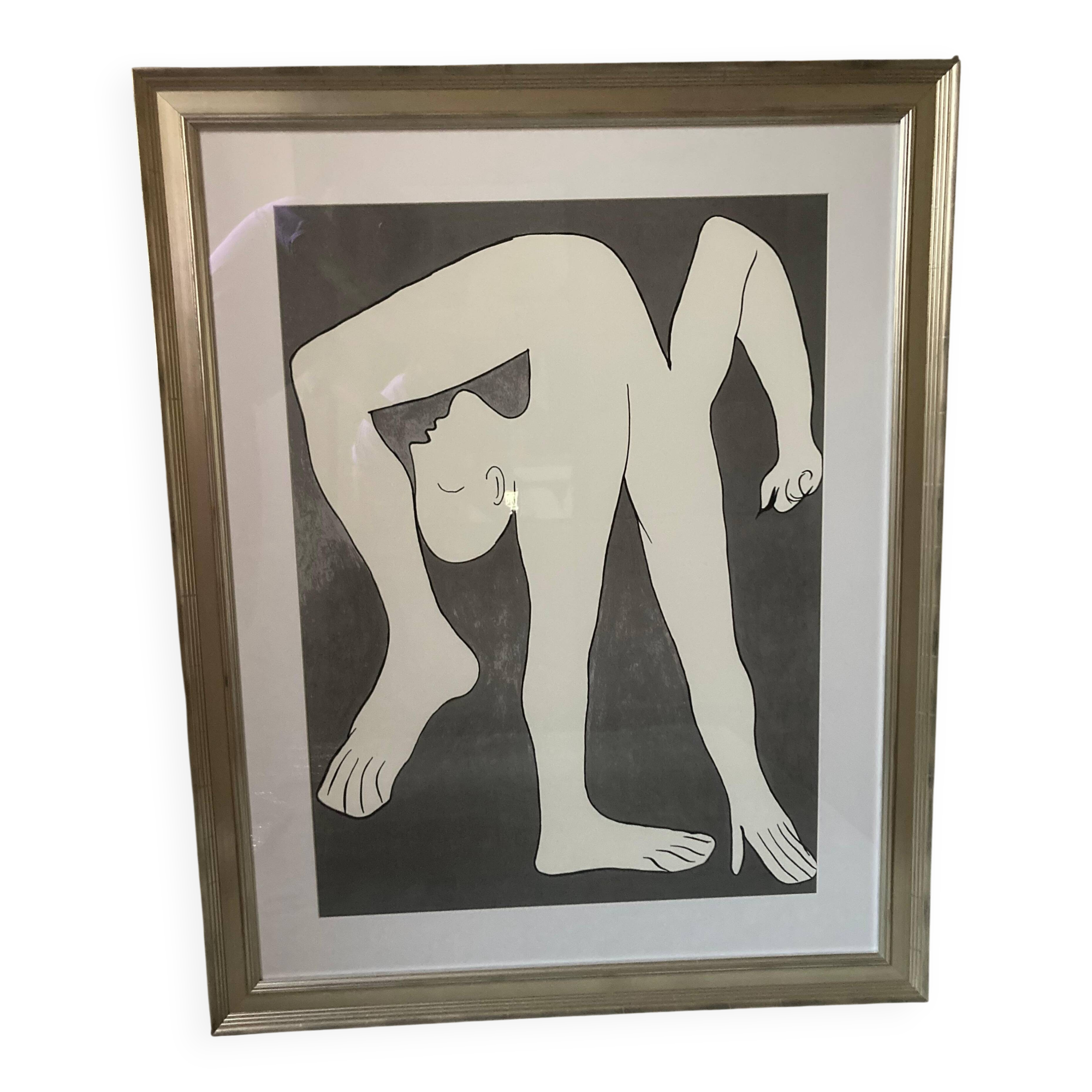 Picasso's The Acrobat - Large professional framed reproduction