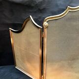 Old fire screen and accessories brass fireplace 1940 spark arrest fireplace firescreen