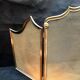 Old fire screen and accessories brass fireplace 1940 spark arrest fireplace firescreen