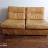 Pair of 1970 leather heaters