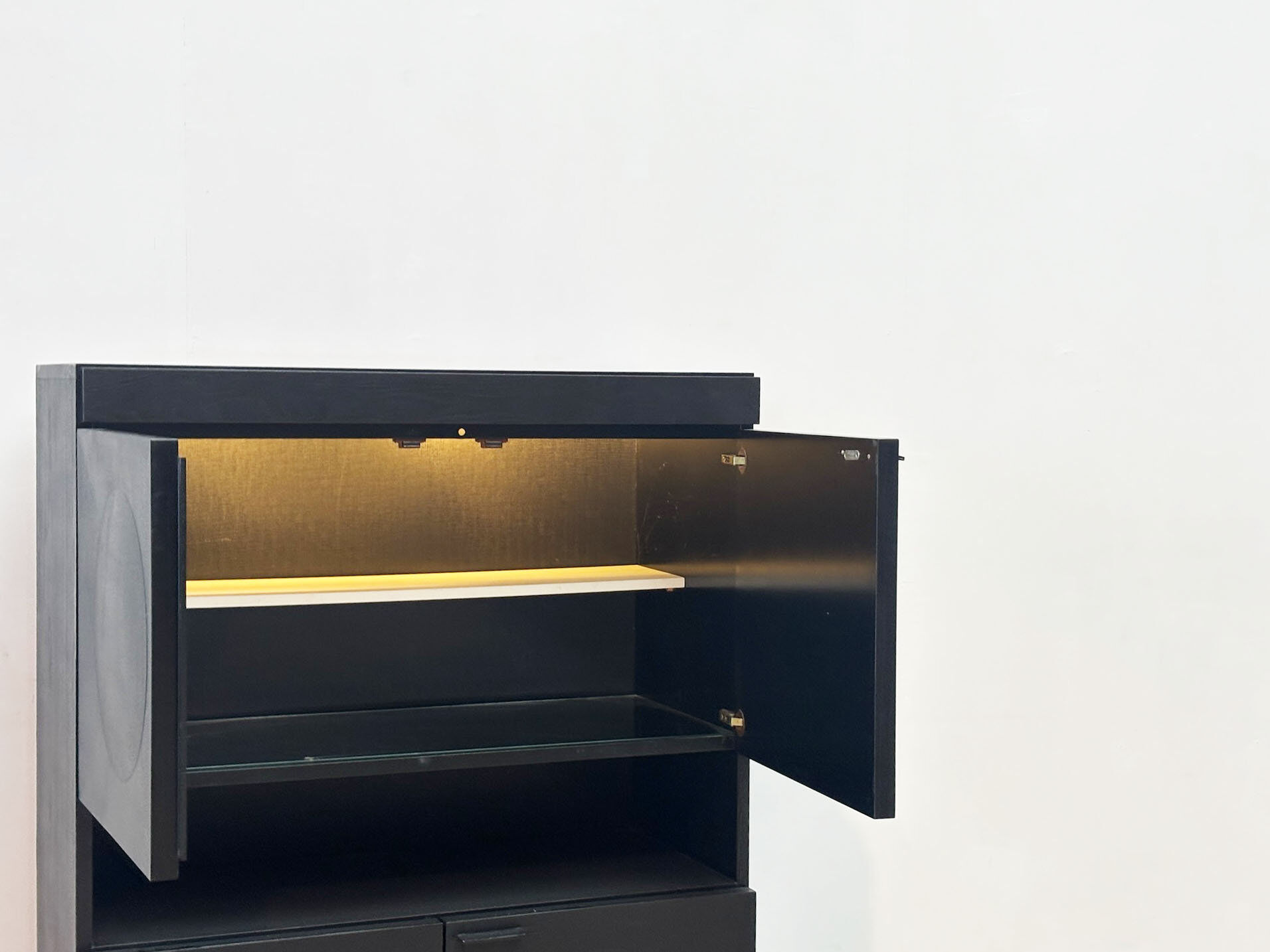 Brutalist 1970's Belgian bar cabinet