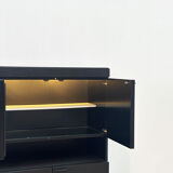 Brutalist 1970's Belgian bar cabinet