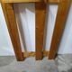 Vintage pine wall coat rack
