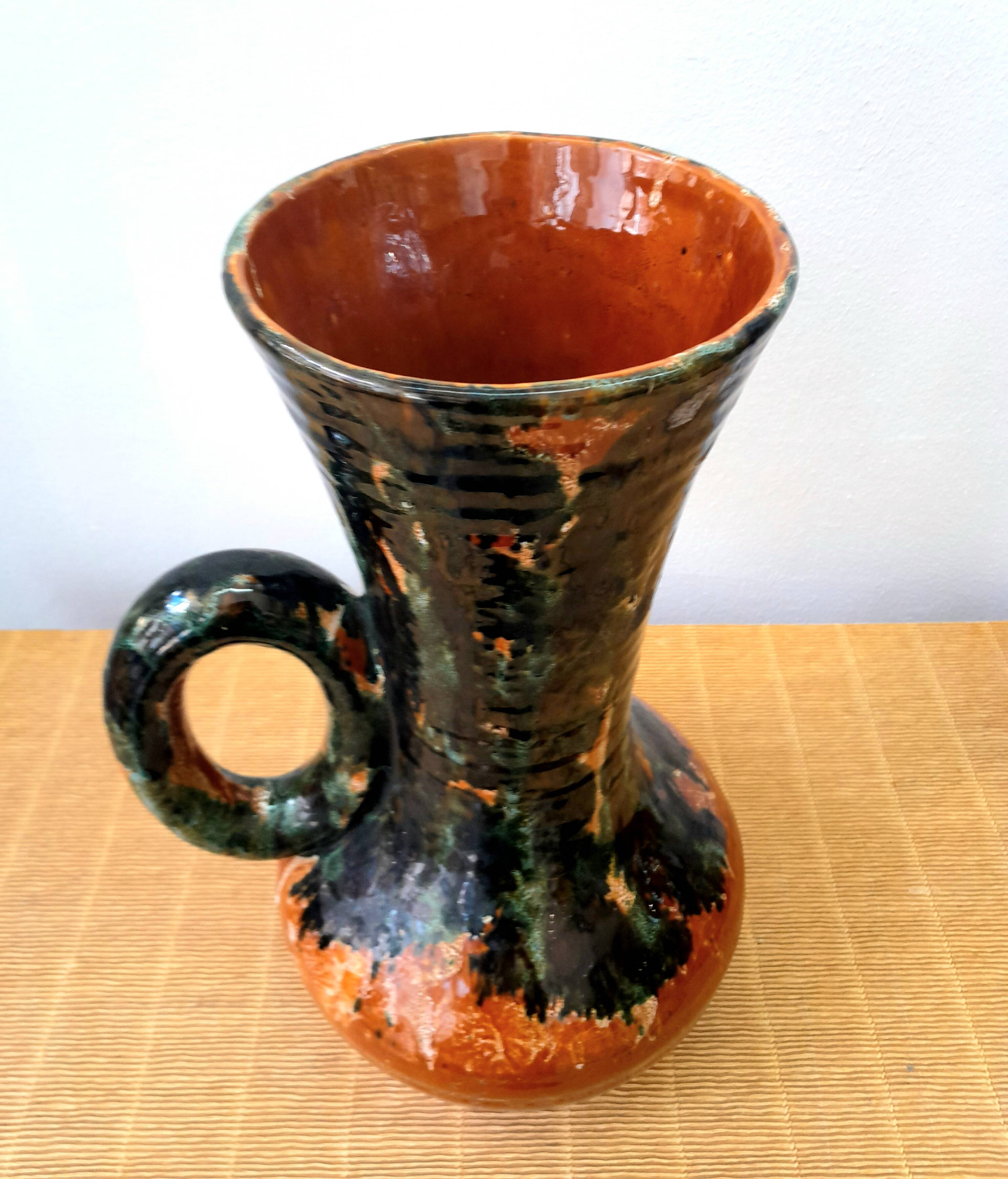 XXL vintage ceramic vase 1960