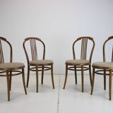 Ensemble de quatre chaises de salle à manger par TON, 1994