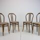 Ensemble de quatre chaises de salle à manger par TON, 1994