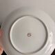 Porcelain Plate Limoges Harreau Fluted Edge Neo-Classical Style Louis XVI