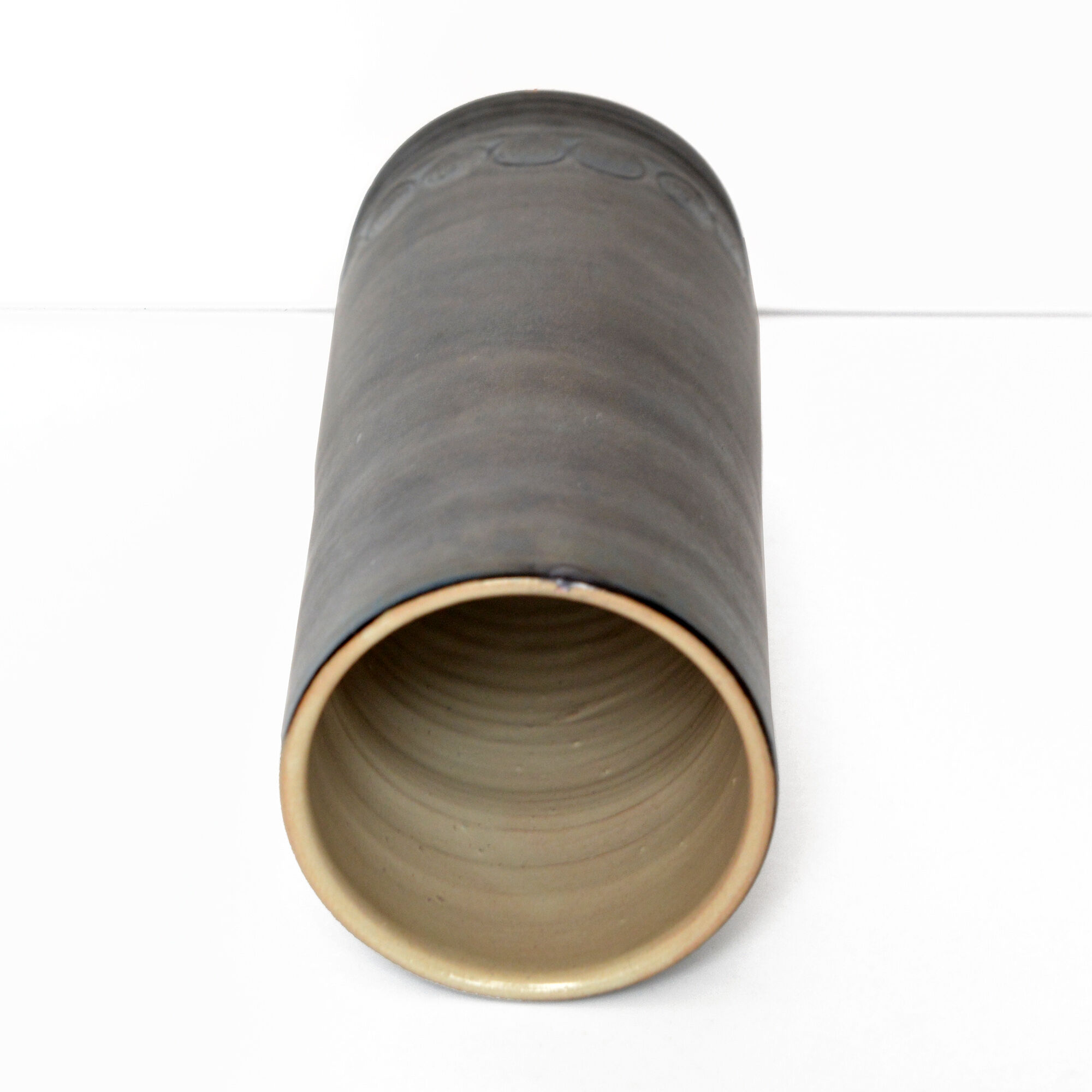 Vase en céramique Dergel Keramik Elstra, Allemagne dans les années 1960