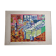 Lithograph, "Montparnasse", artist's proof, numbered signed, 76 x 55 cm