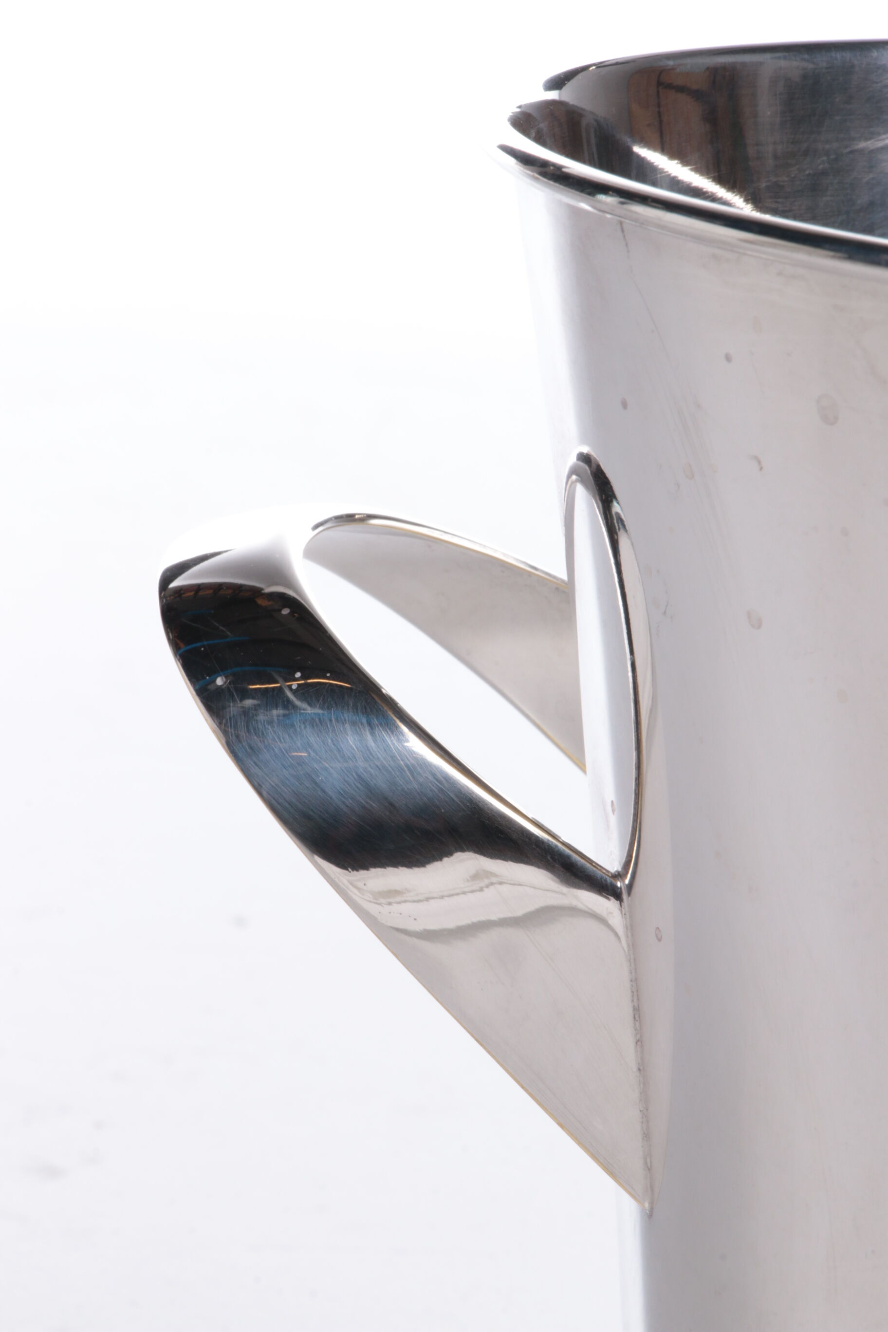 Silver plated designer champagne cooler WMF Kurt Mayer Design, 1950s