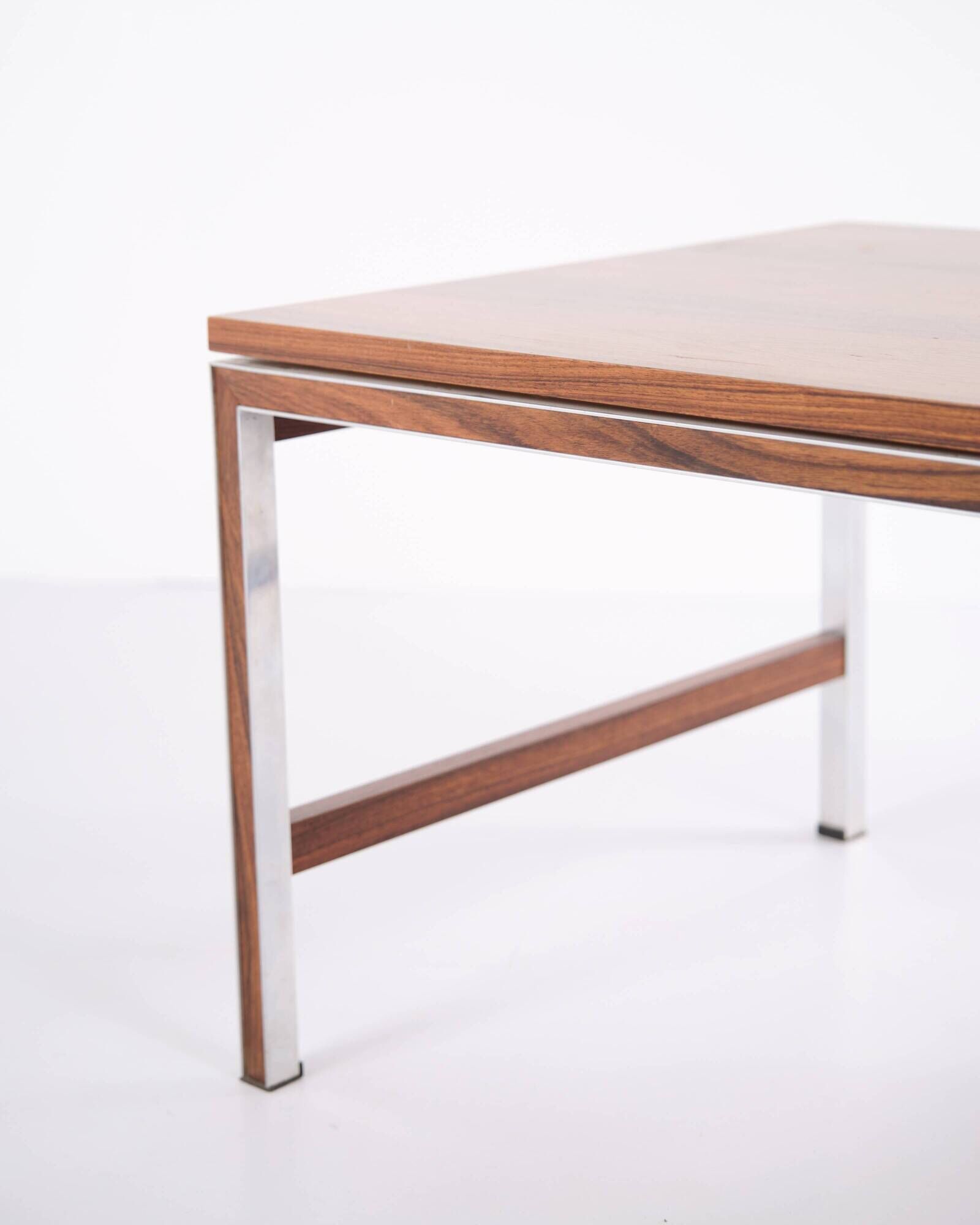 Side table / lamp table – rosewood – aluminium – 1960s