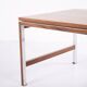 Side table / lamp table – rosewood – aluminium – 1960s